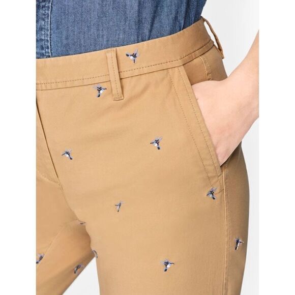 ✨TALBOTS RELAXED CHINOS - BIRD PRINTS✨ - Picture 3 of 7